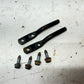 1987-2006 Jeep Wrangler YJ TJ LJ OEM Door Limit Strap Body Pins Holder Pair