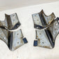 Windshield Frame Hinges Hinge Pair for Jeep Wrangler TJ 97-06 Factory OEM Blue
