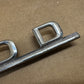 80s Mercedes 300D Aluminum Rear Trunk Nameplate Emblem 1238170915  MD0182-4