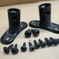 98-02 Jeep Wrangler TJ Roll Bar Sport Bar Extensions Windshield Bracket w/ Bolts