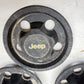 3 - Jeep Cherokee XJ Wrangler YJ 84-01 Factory Black Center Cap Wheel Hub 5 Bolt