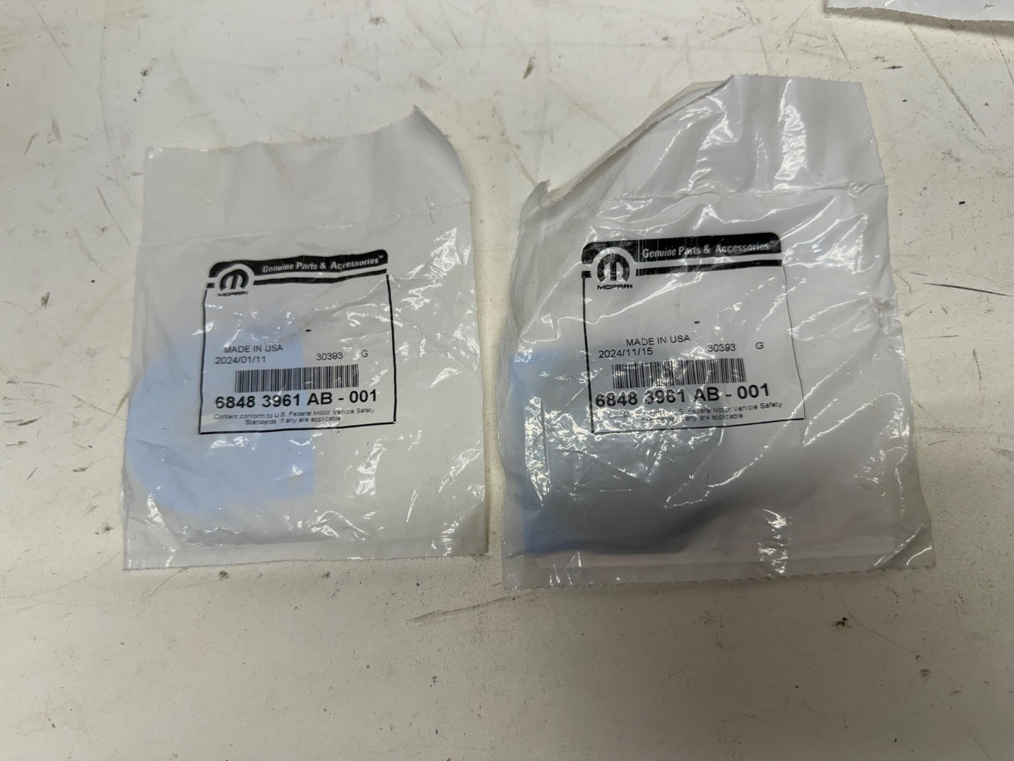 Genuine OEM Mopar Jeep 68483961AB Trail Rated Emblem Medallion Front Fender PAIR