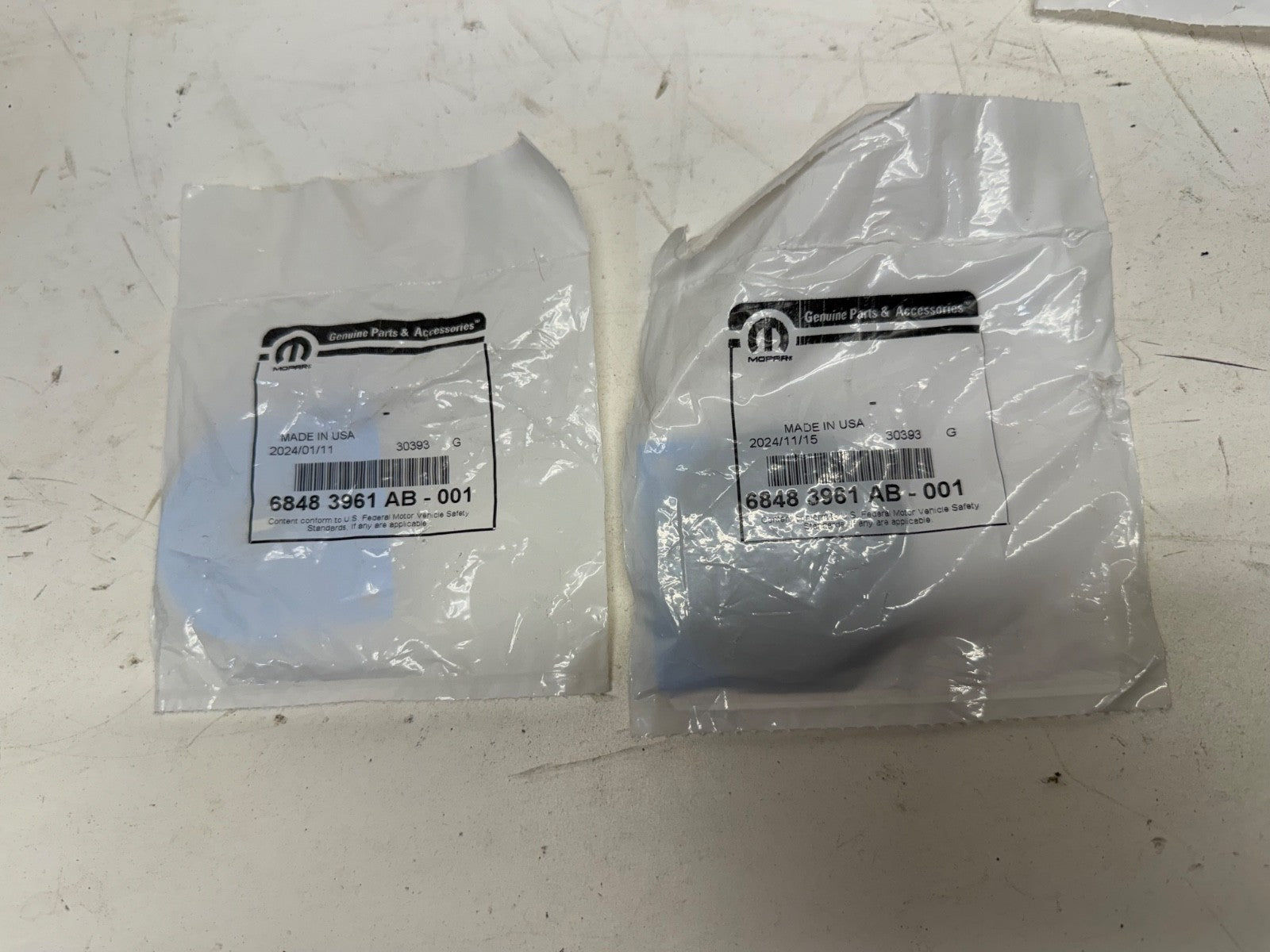 Genuine OEM Mopar Jeep 68483961AB Trail Rated Emblem Medallion Front Fender PAIR