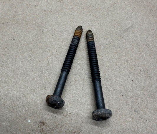 87-95 Jeep Wrangler YJ Under Dash Fuse Box Bolts Screws Pair Phillips -FAST SHIP