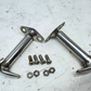 87-95 Jeep YJ Wrangler Chrome Hood Catch Latch Kit Aftermarket Stainless Steel