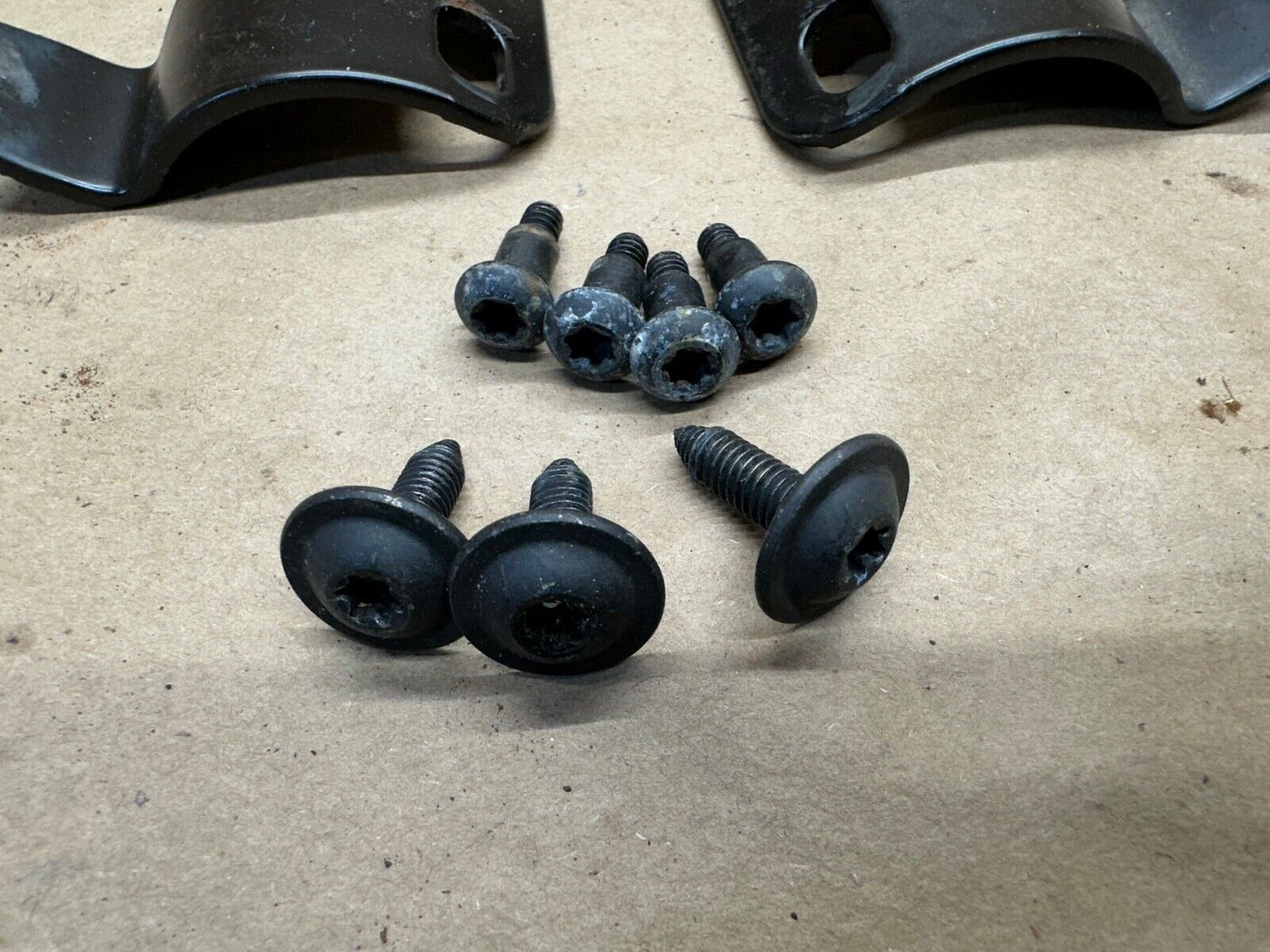 97-02 Jeep Wrangler TJ Soft Top to Roll Bar Brackets Disconnect Mount Bow Bolts