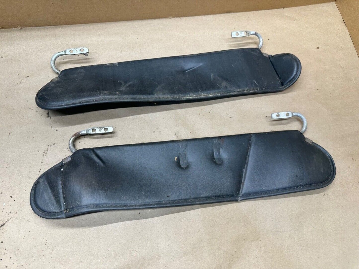 87-95 Jeep YJ Gray Sun Visors Dark Grey Wrangler Factory Visor (Read Ad) OEM