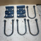 08-24 Ford Rear Leaf Spring U-Bolt Mount Plate F2UZ-5798-A E 150 250 350 Set OEM