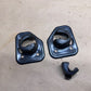 84-01 Jeep Cherokee XJ Upper Folding Back Seat Latch Strikers Plates Pair L R OE