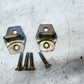 Jeep Wrangler TJ 97-06 OEM Door Striker Latches w/Screws Driver Passenger Pin OE