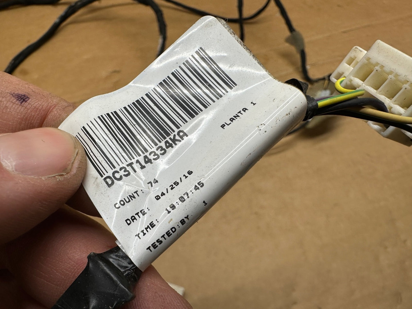 13-16 Ford F250 F350 Crew Cab Ceiling Wire Harness OEM Dc3T-14334-P2609 KA