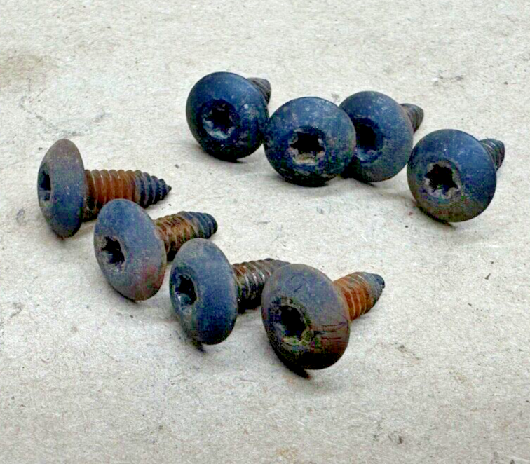 Jeep Wrangler YJ CJ 81-95 Set 8 Torx Mounting Screws Door Striker Latch Pin OEM