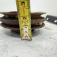 Jeep CJ 80-86 CJ7 2-Groove V Belt Water Pump Pulley 6 cyl 4.2L YJ 2.5L Wrangler