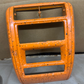 97-01 Jeep Cherokee XJ Dash Center Radio Bezel Trim OEM Painted Orange Surround