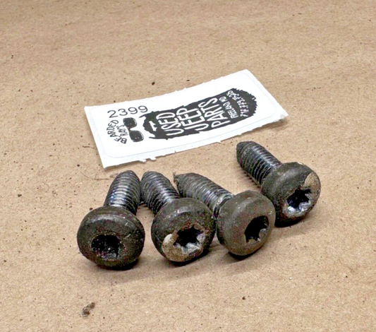 87-95 Jeep Wrangler YJ OE Seat Slider Track Adjuster Bolts Set of 4 TORX Bracket