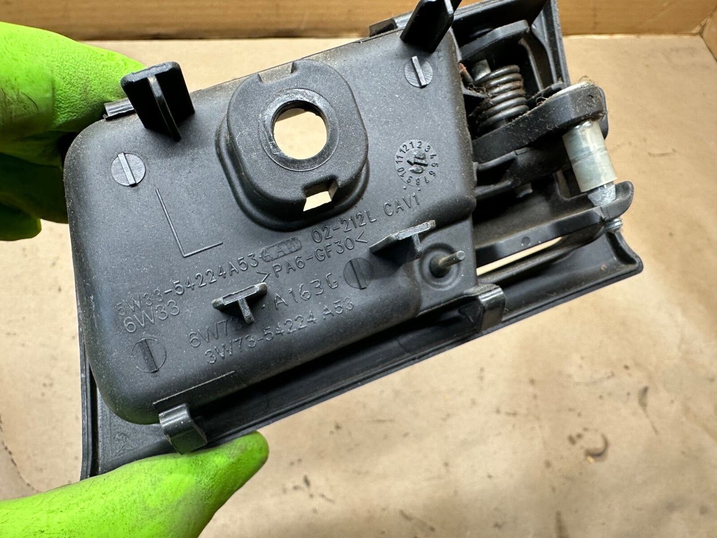 03-11 FORD CROWN VICTORIA FRONT Left Drivers SIDE INSIDE DOOR HANDLE Inside OEM