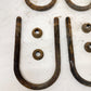 Front Dana 30 Axle Heavy Duty Steel U-Bolt Set Jeep Wrangler YJ 87-95 Factory OE