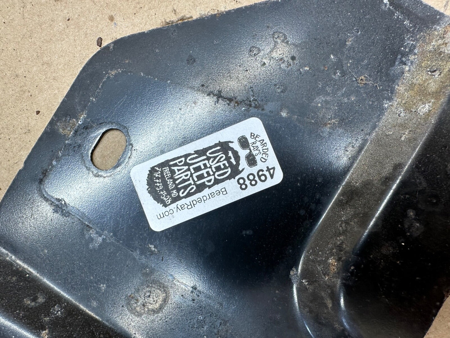 Jeep Wrangler TJ 03-06 Wheel Well Shield Metal Plate Splash Evap Canister OEM