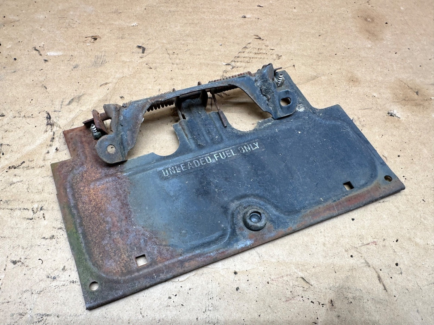 Jeep Wrangler YJ 87-95 Rear License Plate Mount Tag Bracket Factory OEM Gas Flap
