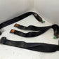 77-91 Jeep YJ CJ Rear Seat Lap Belts Back Seat Belt CJ5 CJ7 Wrangler Black OEM