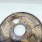 84-90 Jeep Cherokee Wrangler Left Drivers backing plate rear XJ YJ Dana 35 10"