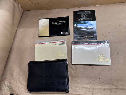 99 1999 Lexus LX 470 LX470 Owners Manual Pamphlet Book Pouch Operator OEM OE