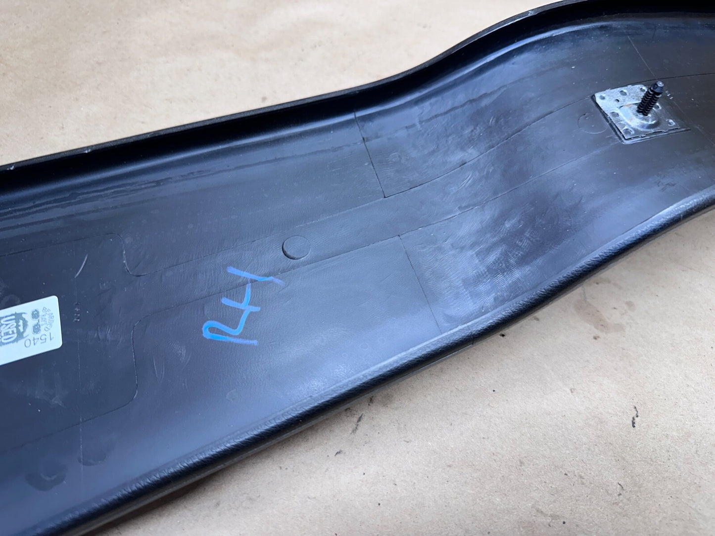 84-96 Jeep Cherokee Upper B Pillar Right Cover Panel Trim Black Passenger