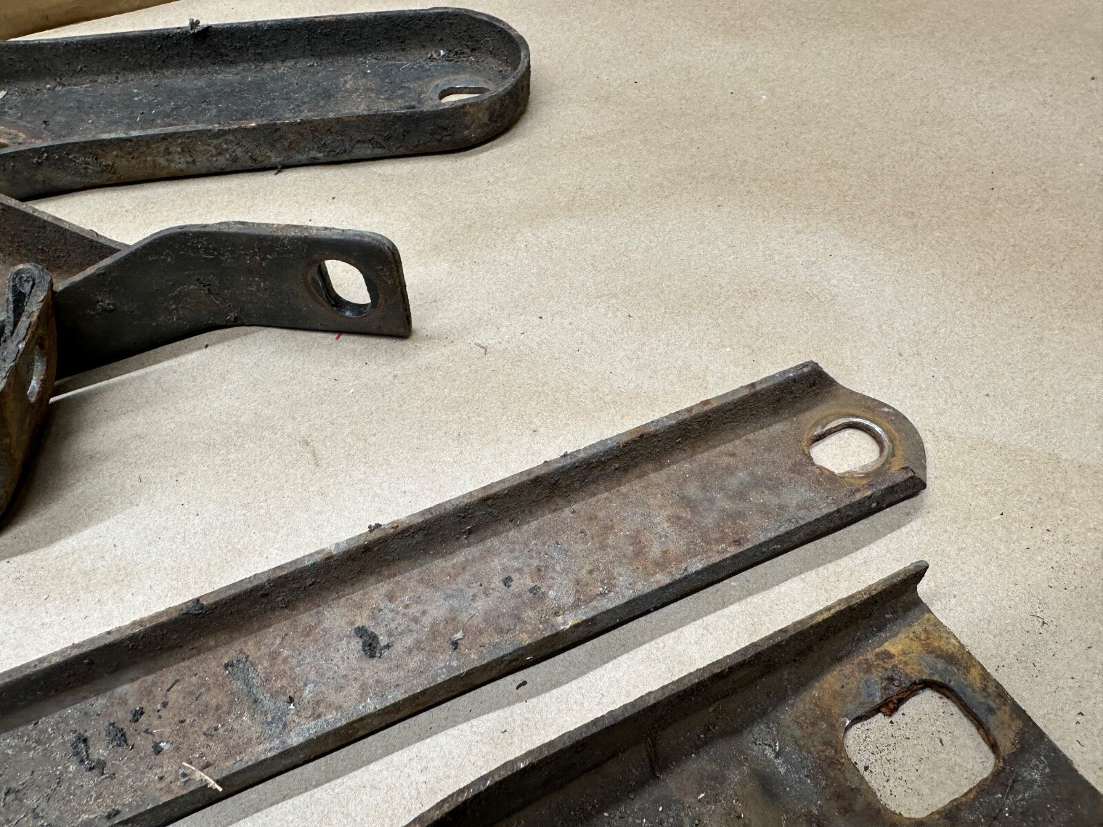 1967 AMC Rambler Rebel Rear Bumper Mount Bracket Sedan Factory 67 Rambler Back