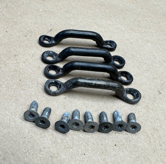 87-95 Jeep Wrangler YJ Interior Floor Footman Loops Hardware Hold Down Torx OEM