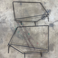87-95 Jeep Wrangler YJ UPPER WINDOW FRAMES Half Door Skin Square Corner Frame OE