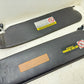 Jeep Wrangler TJ 97-02 OEM Sun Visor Left Right Dark Grey Pair SunVisor Pair Set
