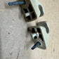 97-01 Jeep Cherokee XJ OEM Sun Visor Retaining Clips Pair Beige W/ Hardware Tan