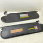 Jeep Wrangler TJ 97-02 OEM Sun Visor Left Right Dark Grey Pair SunVisor Pair Set