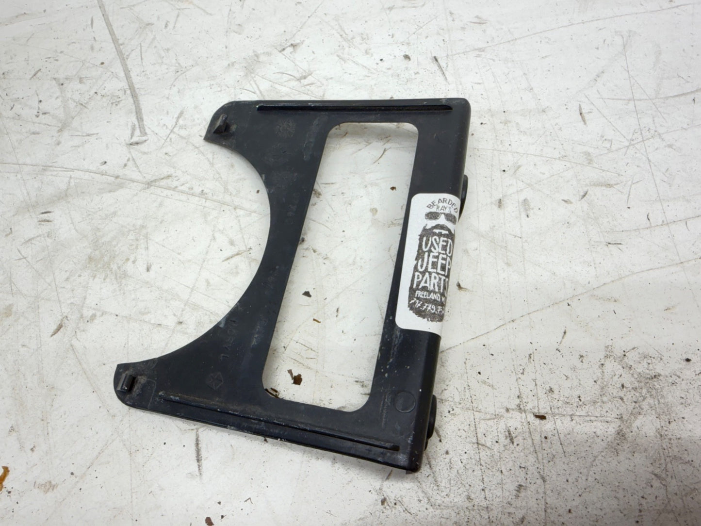 92-95 Jeep Wrangler YJ Dark Gray Dash Steering Indicator Bezel OEM Column Trim