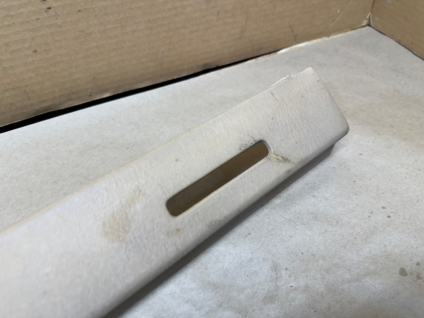 97-06 Jeep Wrangler TJ Dash Cowl Vent Trim Bezel Defrost OEM Tan Factory Beige