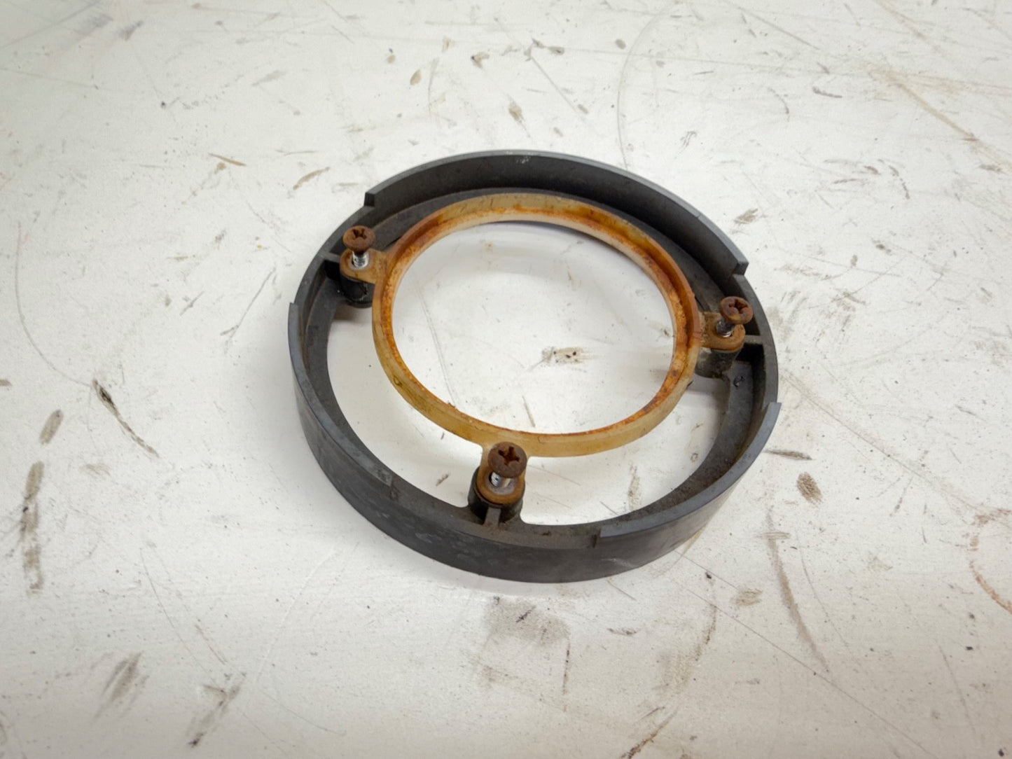 87-95 Jeep Wrangler YJ Steering Wheel Trim Riser Ring Bezel Gray Spacer OEM