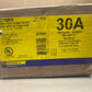 New Square D H221NRB Disconnect 30 Amp 240V 2P 3W 3R Rainproof Fusible