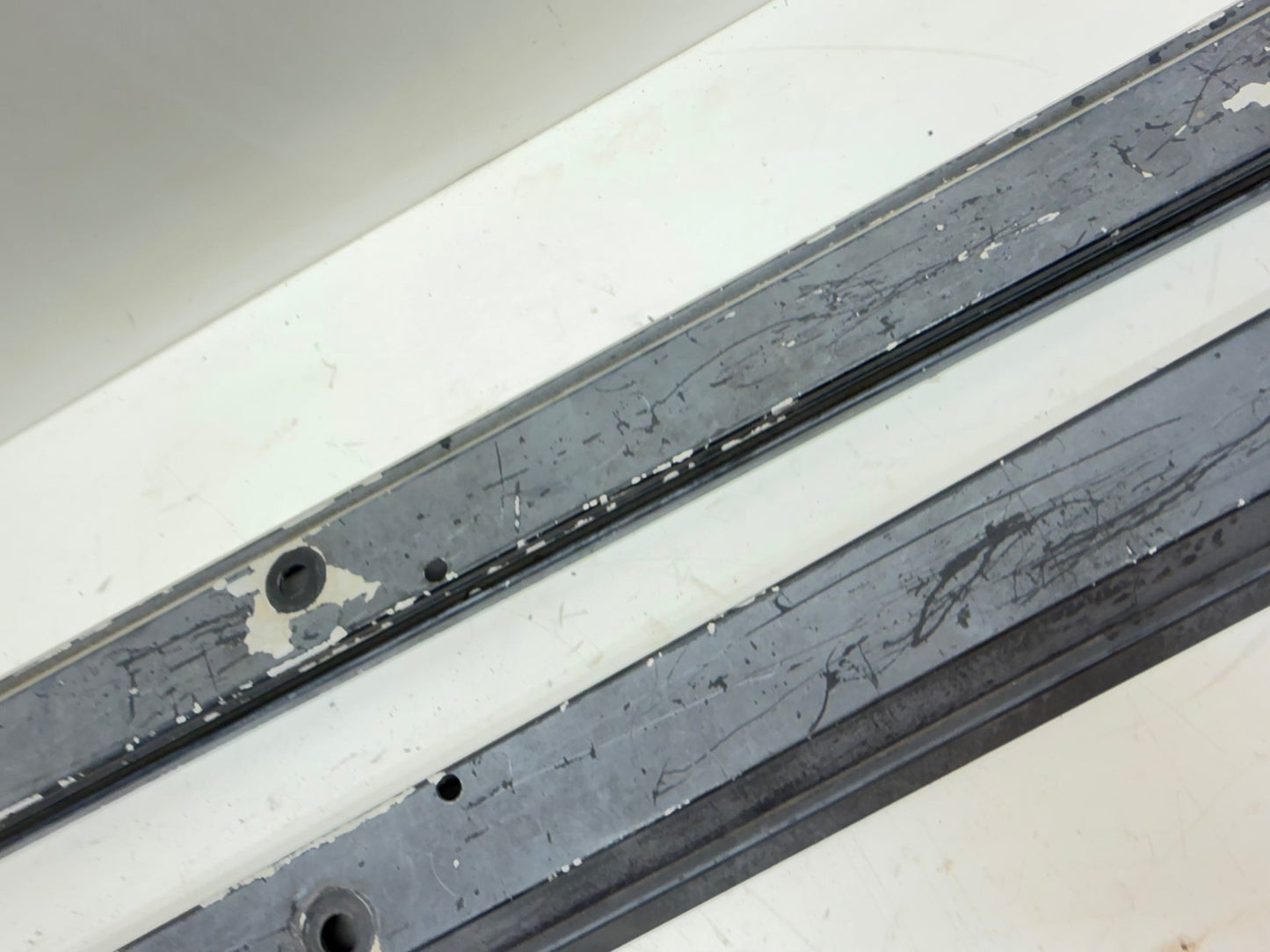 87-95 Jeep Wrangler YJ Soft Top Body Belt Rail Right Left Pair Side OEM Factory
