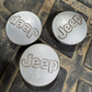 OEM Used Set of 3 1997-2006 Jeep Cherokee Wrangler Silver Center Caps 5DY07TRMAB
