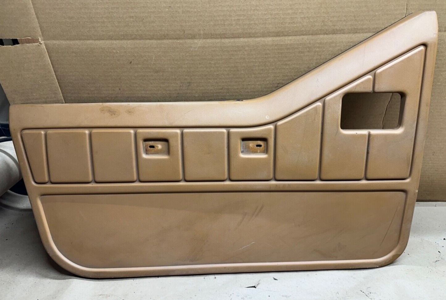 87-95 Jeep Wrangler YJ Tan Half Door Interior Panel Spice Right Panel OEM R RF