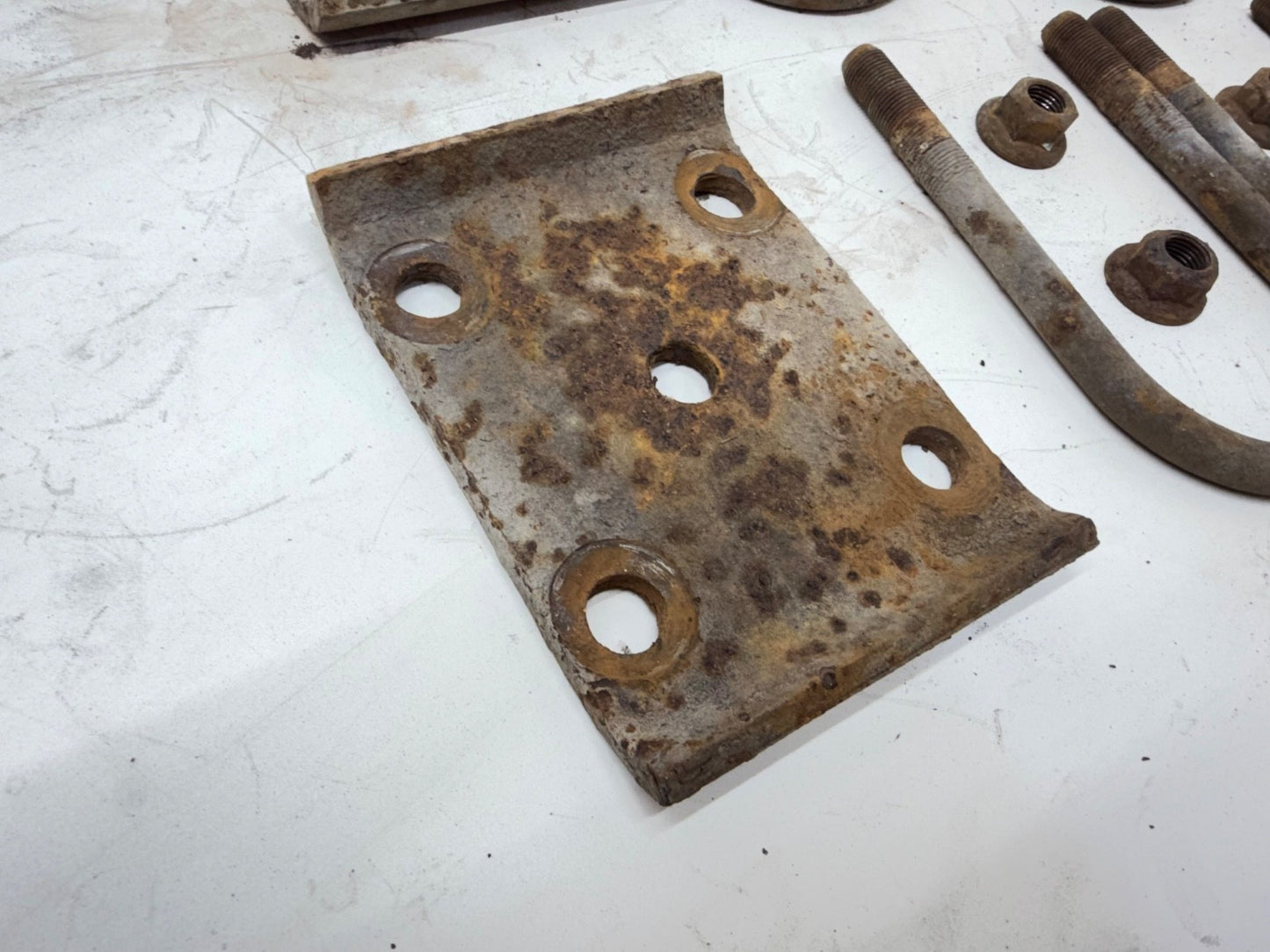 Jeep Wrangler YJ 87-95 Rear Leaf Spring Plates U Bolts OEM Plate Mount Dana 35