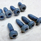 87-95 Jeep Wrangler YJ OE Seat Slider Track Adjuster Bolts Base OEM TORX Bracket