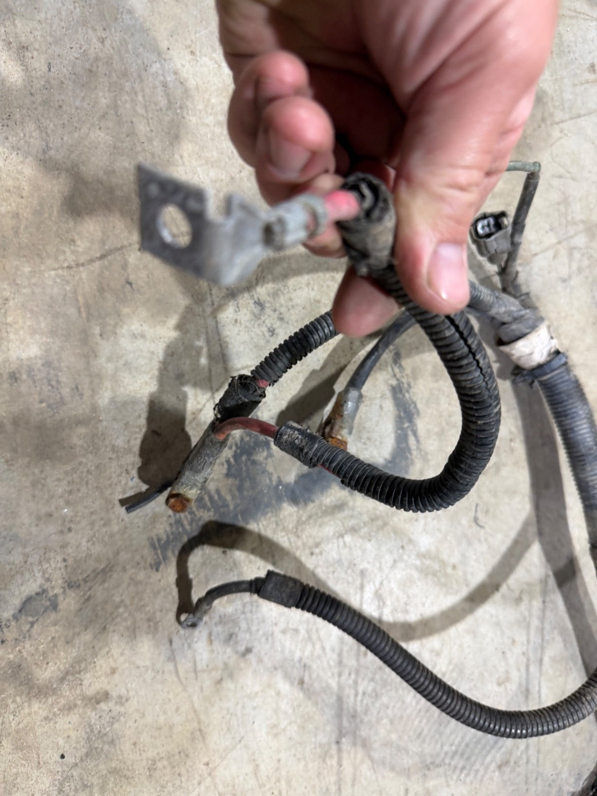 Battery Cables Wiring 2.5 OEM Original Alternator Cable 97 98 Jeep Wrangler TJ