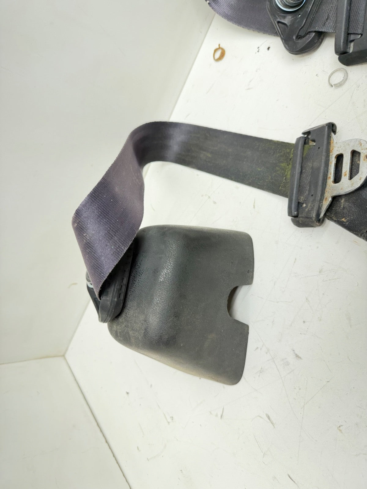 92-95 Wrangler Jeep YJ REAR SEAT BELTS SHOULDER BELT FEMALE BUCKLE BACK Set OEM
