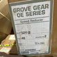 NEW GROVE GEAR 32Y-2 GEAR REDUCER 40:1 RATIO 2.35 HP 1.750 BORE OE SERIES