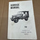 Jeep M38A1 Power Train Repair Shop Manual Transmission Axles Brakes Service Book