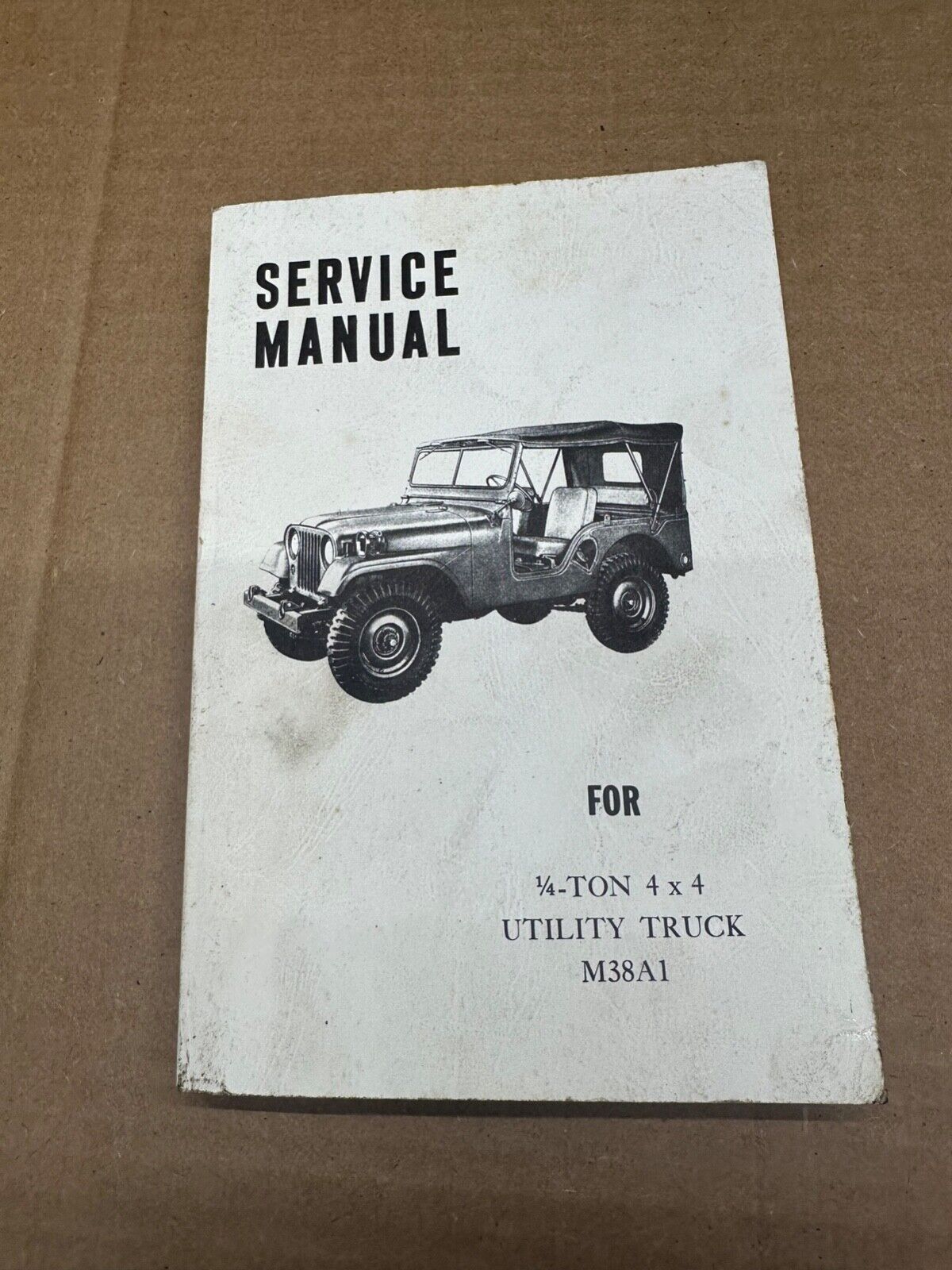 Jeep M38A1 Power Train Repair Shop Manual Transmission Axles Brakes Service Book