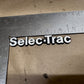 84-01 Jeep Wagoneer Cherokee XJ Selec-Trac Metal Emblem Badge Select Track OEM