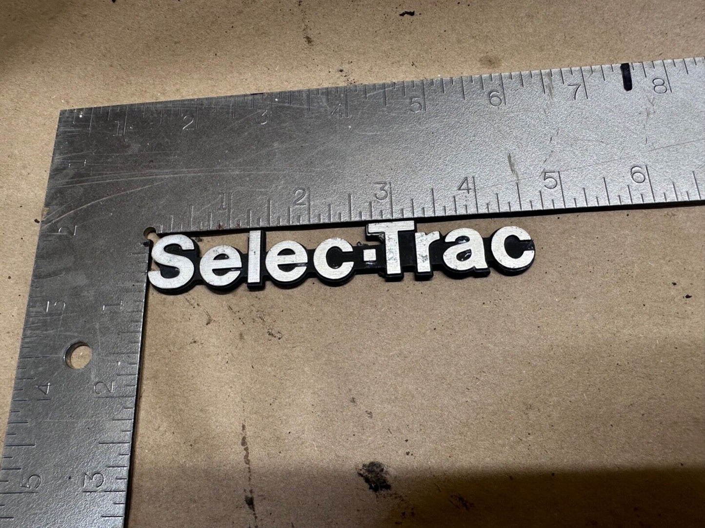 84-01 Jeep Wagoneer Cherokee XJ Selec-Trac Metal Emblem Badge Select Track OEM