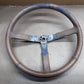 87-95 Jeep Wrangler YJ Cherokee XJ Perforated Leather Steering Wheel OEM Tan OE